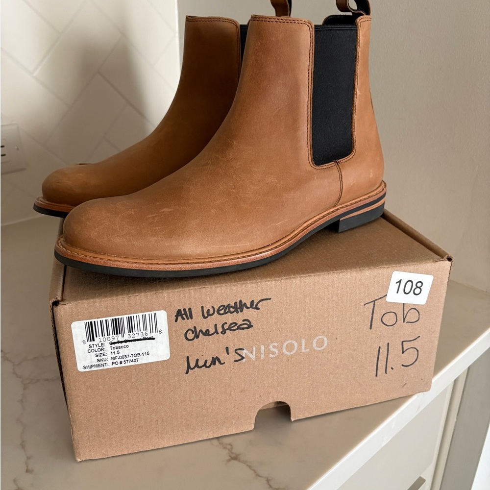 Nisolo Men's Brown Chelsea Boots